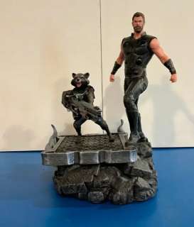 diamond - Statue, Marvel select: diamond select resin statue thor and rocket raccoon - 32 cm - Resin | Catawiki