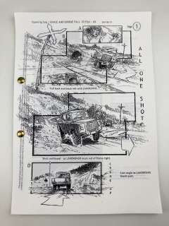 James Bond 007: Skyfall - Daniel Craig - Eon Productions - Story Boards Opening scene October 24th, 2011 | Catawiki