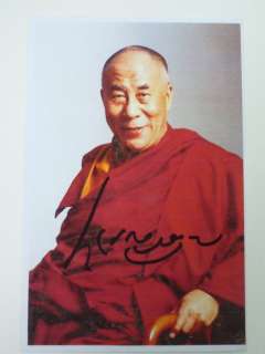 His Holyness the Dalai Lama, signed | Catawiki