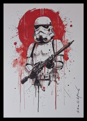 Stormtrooper - Series " Tokyo Pop Icons " by Emma Wildfang - Large size | Catawiki