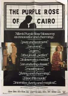 Lot 735 - The Purple Rose of Cairo (1985) Movie Poster