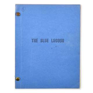 Lot #109 - Brooke Shields The Blue Lagoon Personal Script