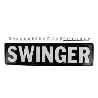 AUSTIN POWERS: THE SPY WHO SHAGGED ME (1999) - Lot 683 - "Swinger" Car Licence Plate and "Shaguar" Badges