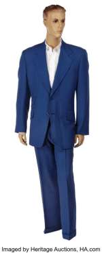 Will Ferrell "Ron Burgundy" 2-piece blue suit and dress shirt from Anchorman: The Legend of Ron Burgundy. ...