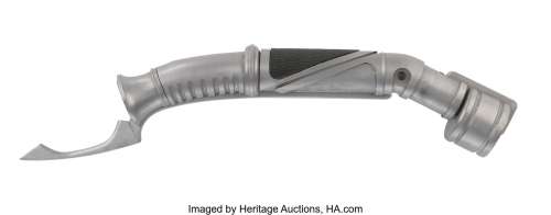 Christopher Lee "Count Dooku" production made static lightsaber from Star Wars: Episode II - Attack of the Clones....