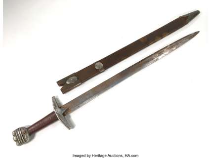 "Merida" hero metal sword and sheath from Once Upon a Time Season 5.... | Profiles in History