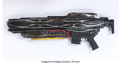 Cade Yeager static alien rifle from Transformers: The Last Knight.... | Profiles in History