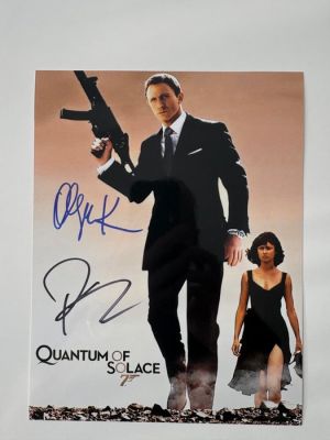 James Bond 007: A Quantum of Solace, Double signed Daniel Craig as "007 James Bond" and Olga Kurylenko as "Camille Montes" | Catawiki
