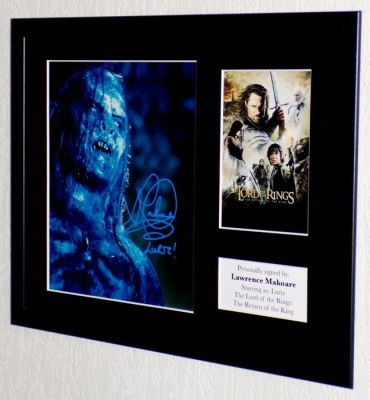 Lord of the Rings - Lawrence Makoare (Lurtz) Premium Framed, signed + Certificate of Authenticity | Catawiki