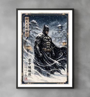 Batman - Snow and Shadows – Batman - Pop Art - Signed and numbered 6/10 - Sato Hageshi | Catawiki