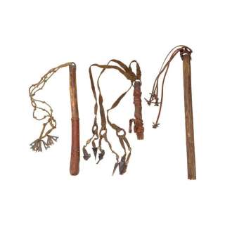 PASSION OF THE CHRIST, THE (2004) - Lot 581 - Set of Three Wooden Flails