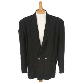 Miami Vice (TV) - James Crockett (Don Johnson) black Rayon jacket