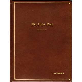Lot 1163 - The Great Race script