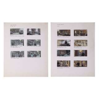 Indiana Jones And the Raiders of the Lost Ark (1981) | A pair of Original Roy Carnon Hand-drawn Storyboards for Indy’s House and the War Office | Propstore