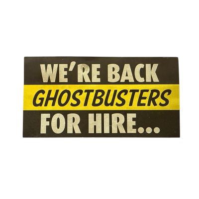 Ghostbusters Frozen Empire – Production Flyer We’re Back For Hire | The Movie Reliquary