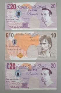 Doctor Who (2006) - Three screen used prop bank notes used in the episode ’The Runaway Bride’, two… | Ewbank’s