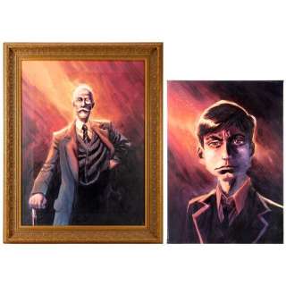 UMBRELLA ACADEMY, THE (2019-2024) - Lot #1: Sir Reginald Hargreeves‘s (Colm Feore) and Number Five‘s (Aidan Gallagher) Painting Set