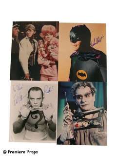 Lot 15 - Batman TV Photo Signed Adam West/Diane McBain/Frank Gorshin/Eli Wallach