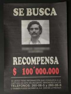 Narcos | Season 1 - Episode 4: THE PALACE IN FLAMES El Patron’s (Wagner Moura) Wanted Poster | Propstore