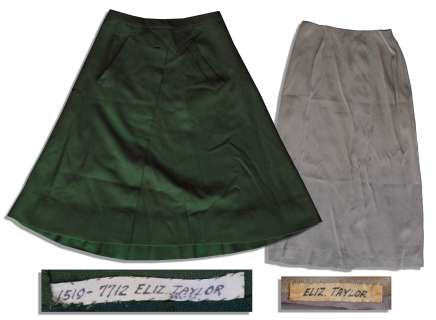 Elizabeth Taylor Screen-Worn Silk Slip and Skirt From ’’Father’s Little Dividend’’ | Nate Sanders