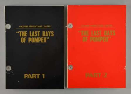 The Last Days of Pompeii (1984) TV Miniseries, two scripts for the ABC-TV series, final drafts… | Ewbank’s