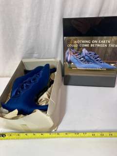 1997 "Titanic" J.Peterman Kate Winslet "Flying" Victorian Blue Shoes | misc / divers