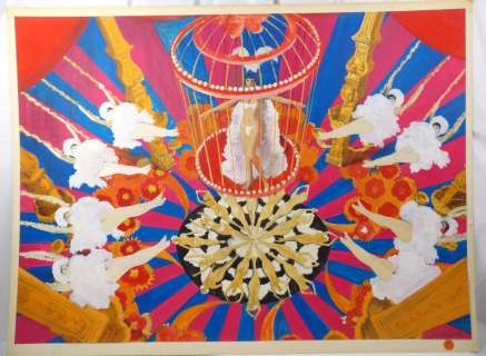 Original 1963 Cleopatra Watercolor Film Scene Storyboard - Artist signed | Eagles Corps International LLC