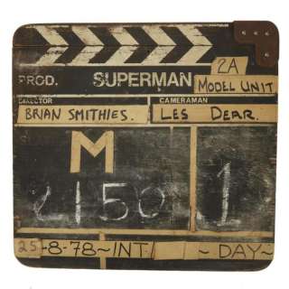SUPERMAN: PRODUCTION-USED CLAPPERBOARD | Julien’s