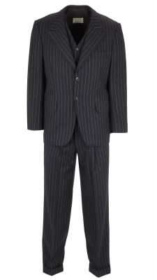 Johnny Dangerously - Lot ##275 - Johnny Kelly (Michael Keaton) Pinstripe Suit Ensemble