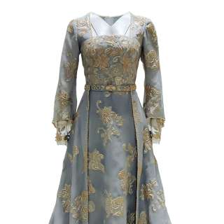 Vikings Valhalla Gytha Henessi Schmidt Screen Worn Long Sleeve, Floor Length Dress & Train Skirt Ep 208 - Lot #57 - Vikings Valhalla Gytha Henessi Schmidt Screen Worn Long Sleeve, Floor Length Dress & Train Skirt Ep 208: Authentic Auction… | VIP Fan Auctions