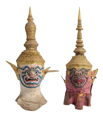 The Noble War | Thai Deity Masks (2) | Julien’s