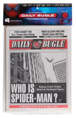Lot 861 - A "Spider-Man" Daily Bugle Movie Prop Replica. | Van Eaton Galleries