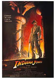 Lot 135 - Indiana Jones and the Temple of Doom - Original One-Sheet Poster