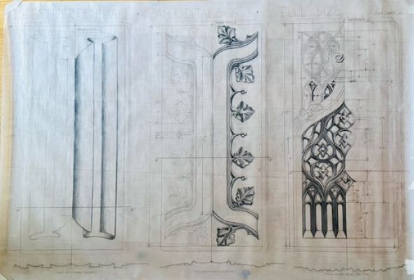 Pinewood Studios Heatherden Hall Full Size Technical Drawing | eBay Europe (Buy It Now)