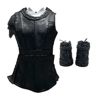 Lot #152: Vikings Amma Screen Worn Stunt Double Torso Armor & Cuffs Ep 611: Authentic Auction Item | VIP Fan Auctions | VIP Fan Auctions