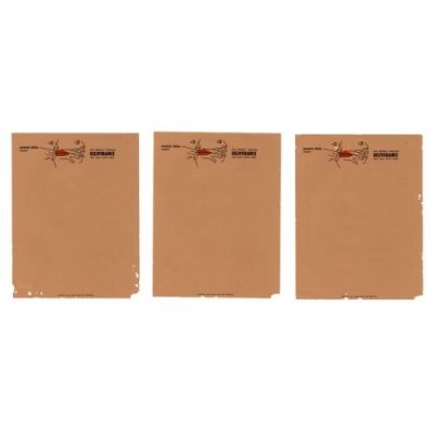 DELIVERANCE (1972) - Lot #131 : Three Pages of Production Stationary