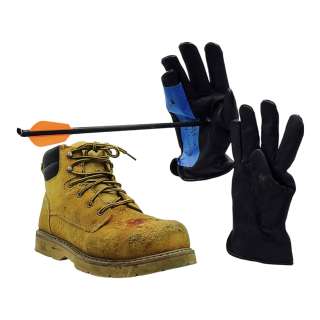 Lot 9 - The Blackening Clive Conner‘s James Preston Rogers Gloves w/ Arrow & Lace-up Boot