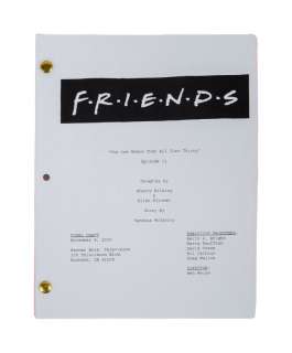 Lot 56 - Friends | "The One Where They All Turn Thirty" Script Studio Made Reproduction (B)
