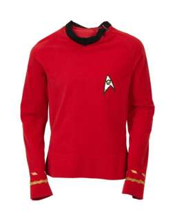Lot 10 - Star Trek: The Original Series | James Doohan "Montgomery ‘Scotty‘ Scott" Tunic with DVD