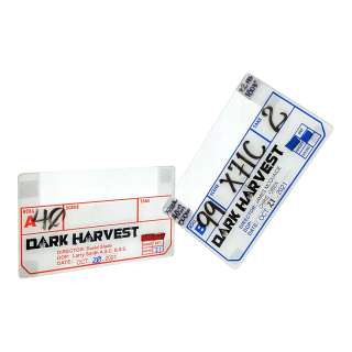 Lot 71 - Dark Harvest Prop Auction Unit A & Unit B Production Slates