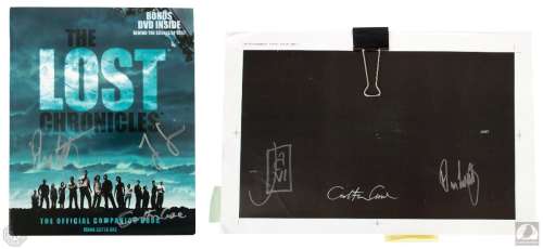 LOST Chronicles Original Book Galleys & Book Signed by Cuse, Garcia, Grillo-Marxuach & Lindelof | Blacksparrow