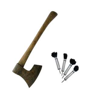 Lot 188 - Thanksgiving Film - Clown (Patrick Dempsey) Axe & Dart Props Set