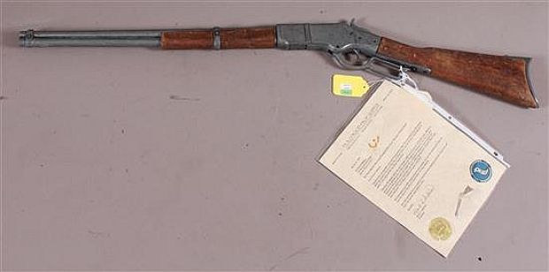 Lot 2016 - "SONS OF KATIE ELDER" PROP WINCHESTER RIFLE USED BY DEAN MARTIN