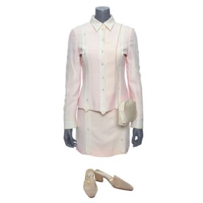 GET SHORTY (1995) - Lot #776 : Karen Flores‘ (Rene Russo) Pink and White Costume