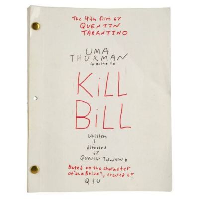 KILL BILL: VOLUME 1 (2003), KILL BILL: VOLUME 2 (2004) - Lot #924 : Hand-Annotated Bound Script