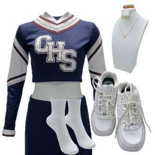 Beau is Afraid Liz Alicia Rosario Screen Worn Long Sleeve Crop-Top, Skirt, Shorts, Earrings, Necklace, Bracelet Set, Socks & Sneakers Ch 1 Sc 53-86 | VIP Fan Auctions