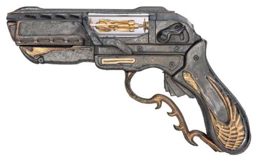 Lot 31 - Caine Wise Screen-Used Prop Gun from Jupiter Ascending. Ori...