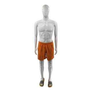 Lot #34: Saltburn Farleigh Start (Archie Madekwe) Screen Worn Slides & Swimming Trunks Ch 18 Sc 79pt1