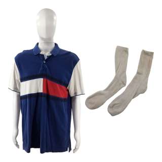 Saltburn Felix Catton (Jacob Elordi) Screen Worn Polo Shirt & Socks Ch 29 Sc 90 | VIP Fan Auctions