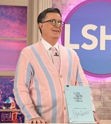 Autographed SCRIPT from Episode #0001 of "The Late Show with Stephen Colbert"